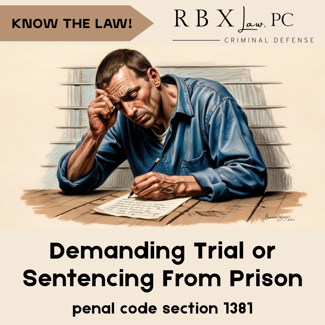 Can a Prisoner Demand Trial or Sentencing?